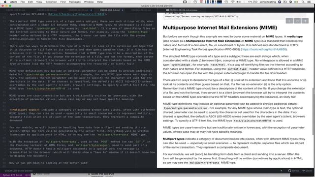 CS230 Lecture 08.04 - A Node.js HTTP server without a Framework смотреть онлайн