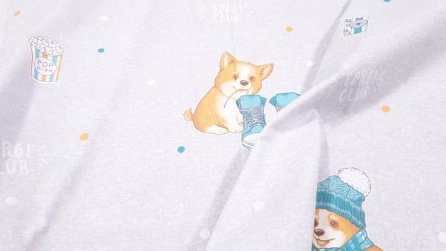 Ткань поплин 150 См детский Корги 3062 1 смотреть онлайн