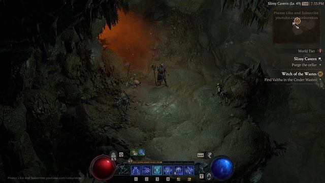 Diablo IV - ACT V - Slimy Cavern OST Music смотреть онлайн