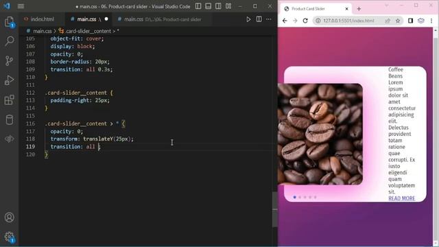 Swiper Slider Series - Product Card Slider | Episode 06 | JavaScript | Swiper JS смотреть онлайн