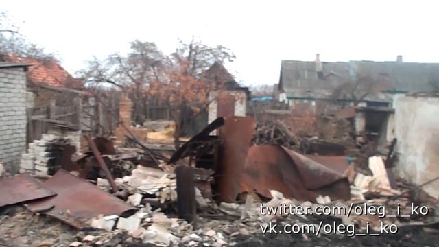 Повреждения и разрушения в Никишино 16.Пепелище смотреть онлайн