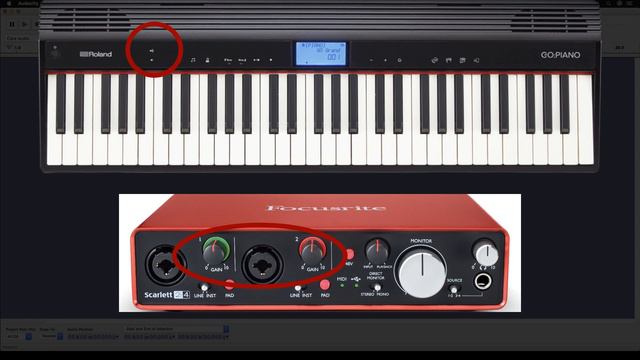 How To Record Digital Piano/Keyboard in Audacity, Garageband or Reaper смотреть онлайн