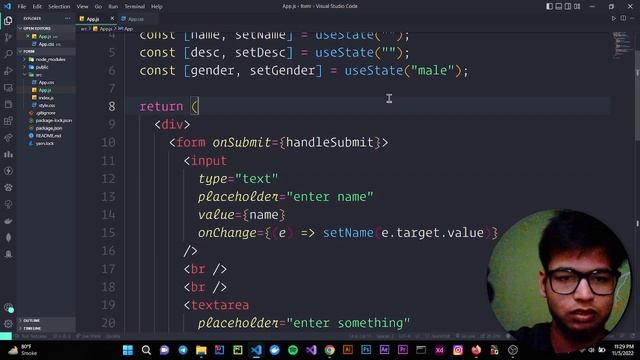Full React Tutorial #14 -Basics of Form Handling | Handle Inputs |Submit Form in react js | forms смотреть онлайн