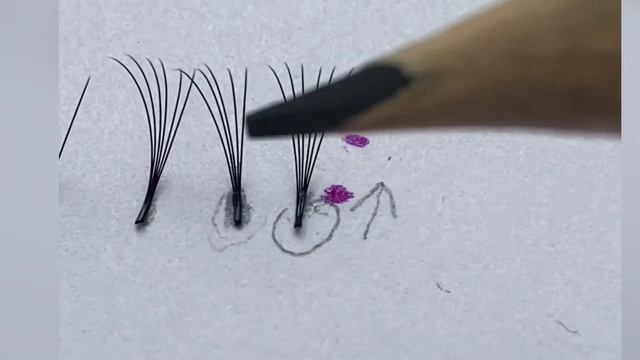 Делаем пучки, наращивание ресниц смотреть онлайн