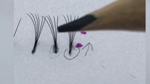 Делаем пучки, наращивание ресниц