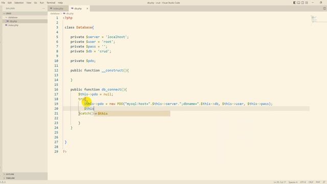 PHP crud || PDO Connection || Part-1 смотреть онлайн