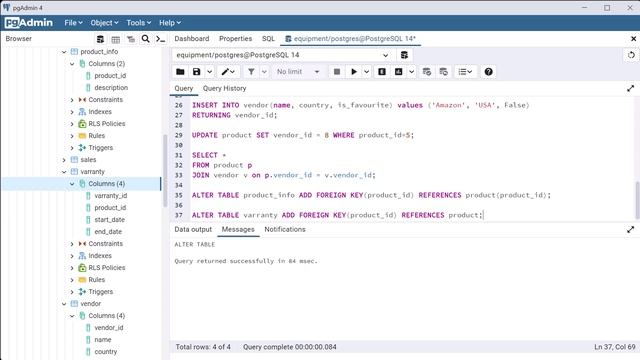 PostgreSQL - Projektowanie baz danych - Constraint FOREIGN KEY – żeby dane były spójne смотреть онлайн
