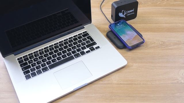 Krazi Dolphin. Portable Speaker with Wireless Charger смотреть онлайн