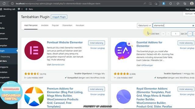 RB UNDIG Instal Wordpress Localhost, Install & Import Elementor Json смотреть онлайн