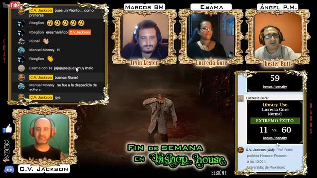 La Llamada de Cthulhu - Fin de semana en Bishop House 1/4. смотреть онлайн