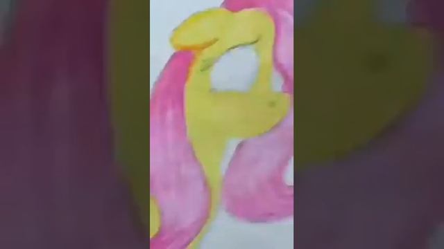 как нарисовать Флаттершай из дружба это чудо!!! смотреть онлайн