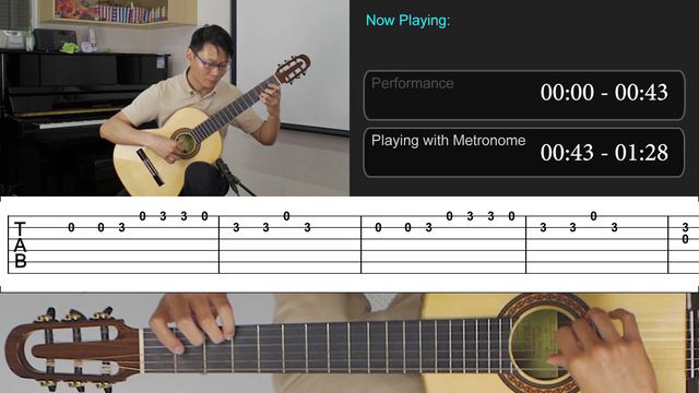 Jasmine Flower - ABRSM Guitar Grade 1 List A:1 + Guitar Tab смотреть онлайн