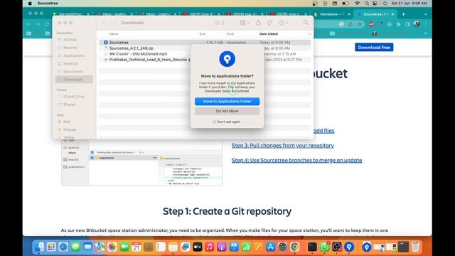 1. SourceTree Installation on Mac смотреть онлайн