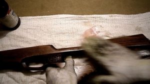 Пропитка приклада льняным маслом, и составом Tru Oil.