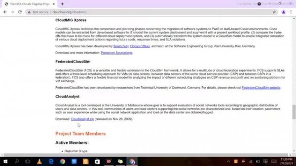 How to download Cloud Analyst?