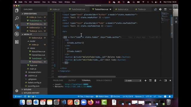 MEVN - 19 - Dynamic Route Matching to ToDo details-page смотреть онлайн