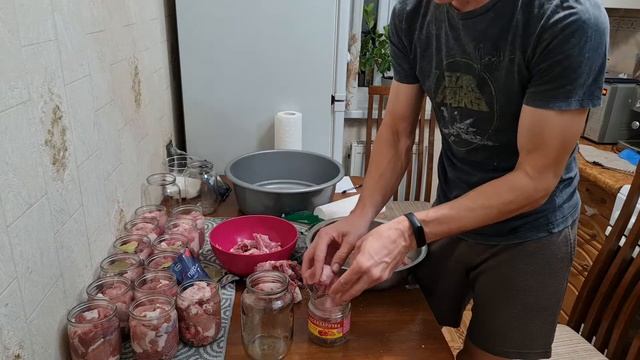 Тушенка в автоклаве из свинины Рецепт от А-до-Я смотреть онлайн