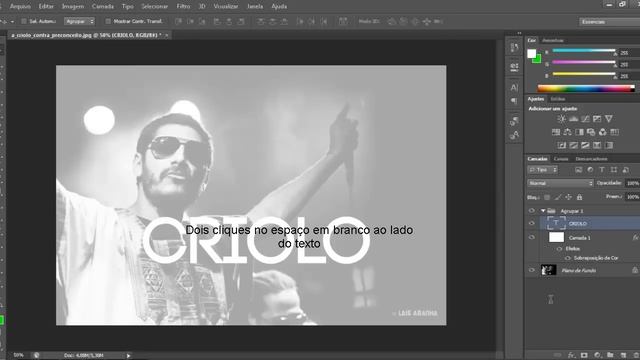 Texto transparente - PHOTOSHOP CS6, CS5, CS4, CS3 смотреть онлайн