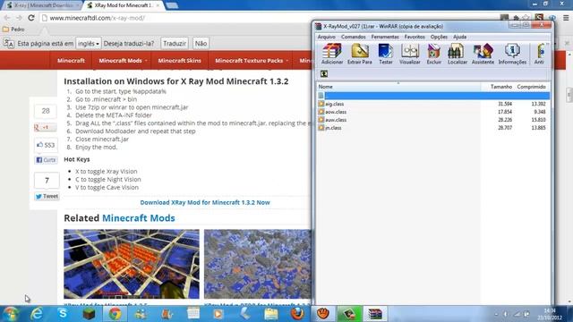 TUTORIAL: como colocar mods no minecraft смотреть онлайн
