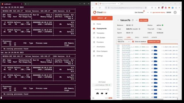 Akash GPU testnet falcon7b performance testing смотреть онлайн