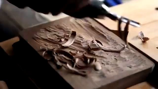 Electric chisel on wood смотреть онлайн