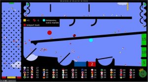 Points Marble Race in Algodoo \ Marble Race King