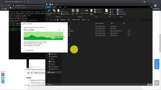 How to install OpenFOAM in Windows 10 | Easy way to install OpenFOAM | Tutorial OpenFOAM install смотреть онлайн