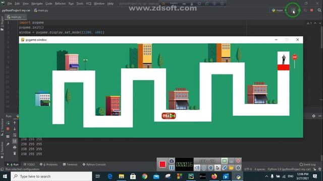 I made my self driving car in Python. смотреть онлайн