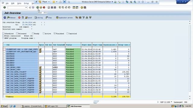 SAP Job Monitoring смотреть онлайн