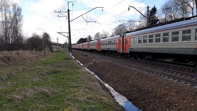 ЭД4М-0317 близ ст. Хотьково смотреть онлайн