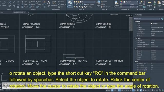 AutoCAD Basics_Lesson 2: Modifying Objects смотреть онлайн