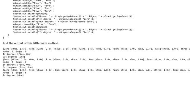 Code Review: Implementing a Directed and Undirected Graph in Java смотреть онлайн