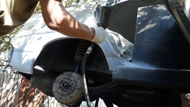 Сварка полуавтоматом WERT MIG 160. Ремонт кузова ВАЗ 2112 своими руками. Грунтовка кузова. смотреть онлайн