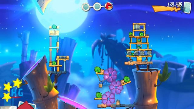 Angry Birds 2 - 3 Stars Walkthrough Level 56 [4K 60FPS] смотреть онлайн
