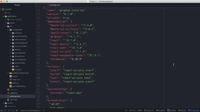 GraphQL #10 Структура React приложения (Structure of React Application) смотреть онлайн