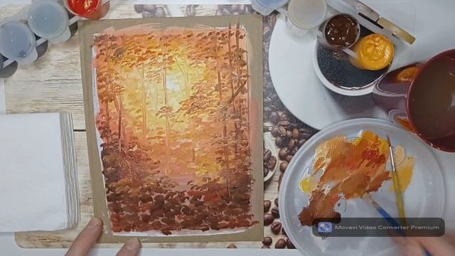 Мастер-класс "Волшебный лес". Гуашь смотреть онлайн