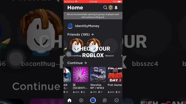 CHECK YOUR ROBLOX смотреть онлайн