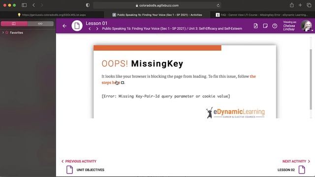 How to Correct Missing Key Error (Colorado Digital Learning Solutions/CDLS) смотреть онлайн