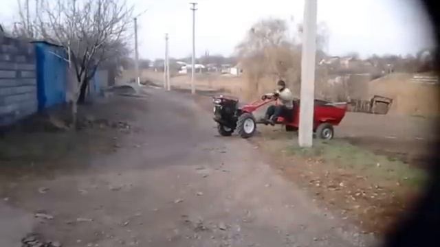 Прицеп-самосвал к мотоблоку смотреть онлайн