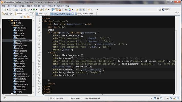 CodeIgniter Tutorial 9 - Form Helper смотреть онлайн
