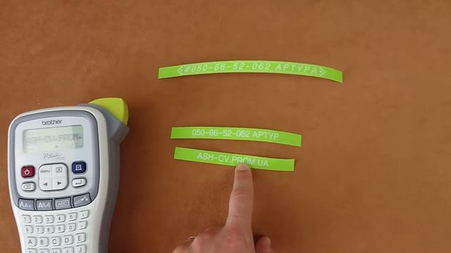 Принтер для печати наклеек Brother P-Touch PT-H105 смотреть онлайн