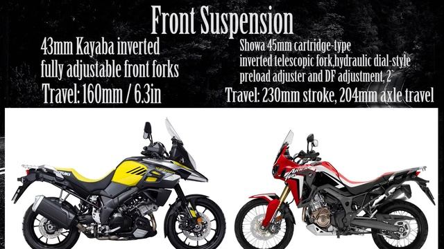 Suzuki V Strom 1000 Vs Honda Africa Twin (CRF1000L)