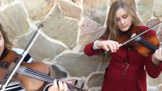 violin duet in freezing cold weather with vera k sistersforever смотреть онлайн
