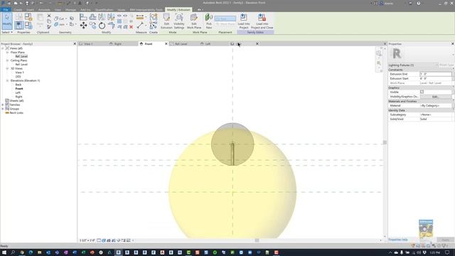 Revit 2022 Face Based Light Fixture Family Creation смотреть онлайн
