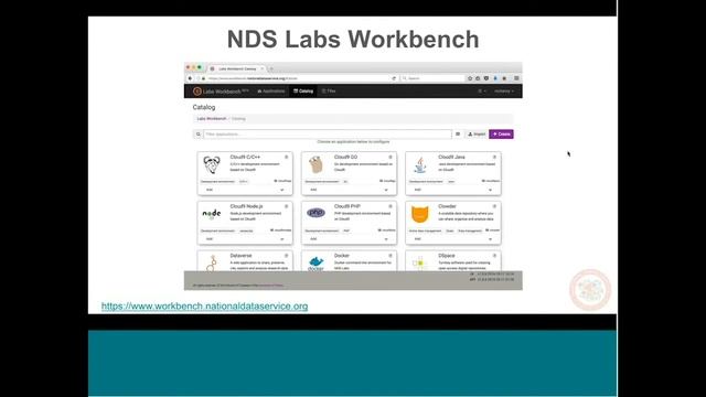 CI WG demo: NDS (National Data Service) смотреть онлайн