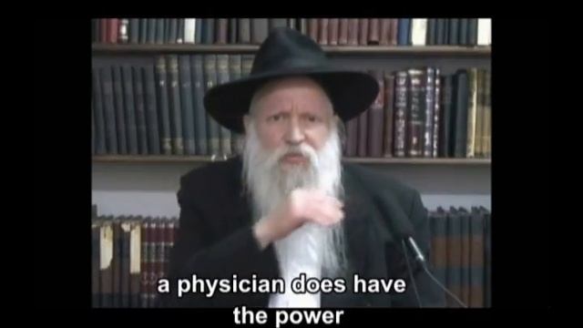 Parshat Mishpatim 5771 ● 7 Principles For Physicians And Caregivers ● Harav Yitzchak Ginsburgh