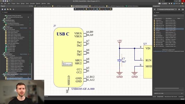 Microcontroller-Based Hardware Design With Altium Designer - #3 USB C
