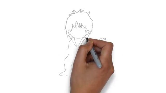 как нарисовать каратиста,how To Draw A Karateka,cómo Dibujar Un Karateka,karateka