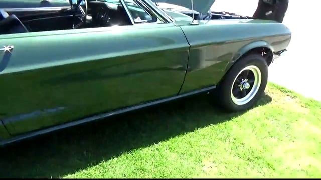Bullitt Mustang 1968 Mustang Fastback 390 4 speed Ponies at the Pike Mustang Connection смотреть онлайн