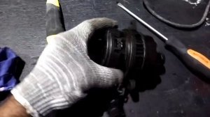 Замена мембраны маслоотделителя Туарег 3.0